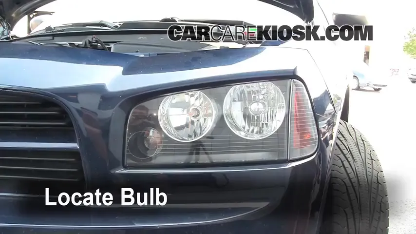 2006 Dodge Charger SXT 3.5L V6 Éclairage Feux de route (remplacer l'ampoule)